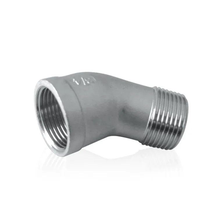 Coudes de rue à 45 degrés pour tuyaux en acier inoxydable